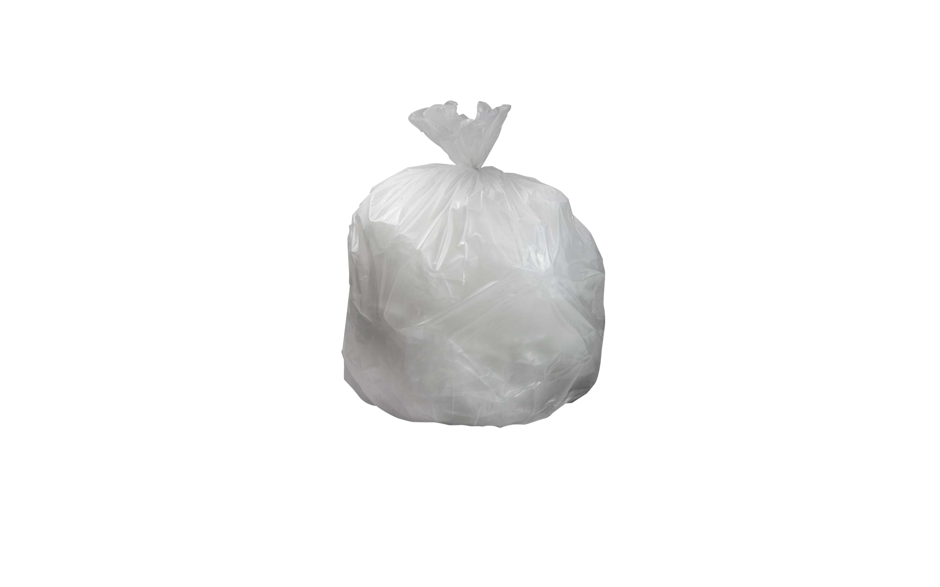 45GL Trash Bags Clear (25)qt - Plus One Rentals