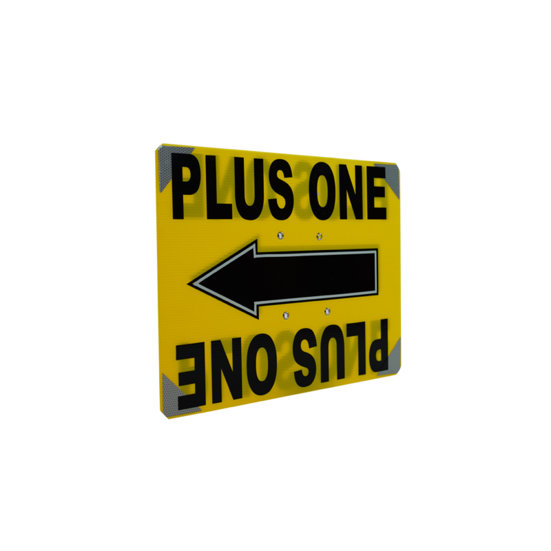 Plus One Sign - Plus One Rentals